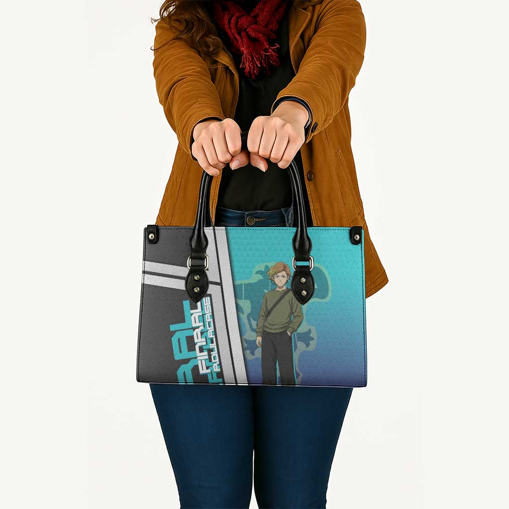 Black Clover Finral Roulacase Leather Bag Anime Illustration Style