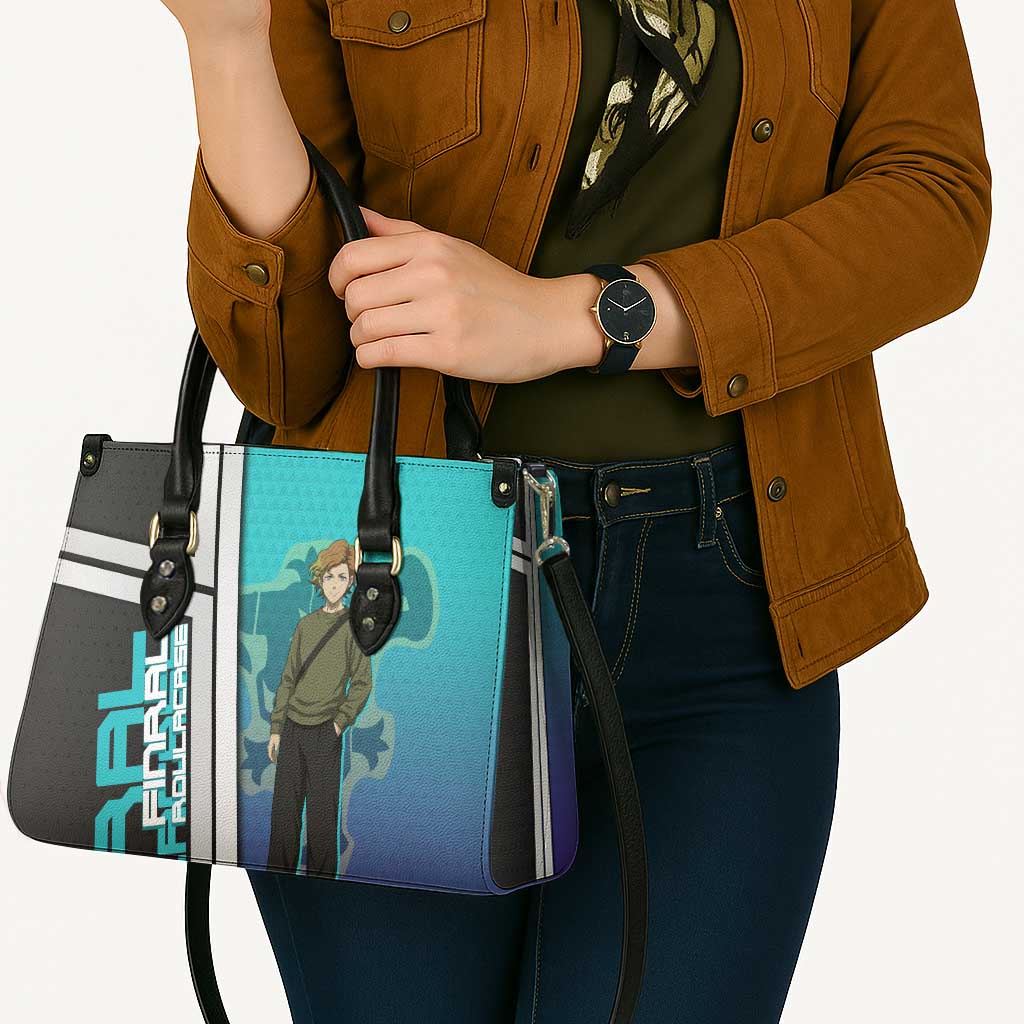 Black Clover Finral Roulacase Leather Bag Anime Illustration Style
