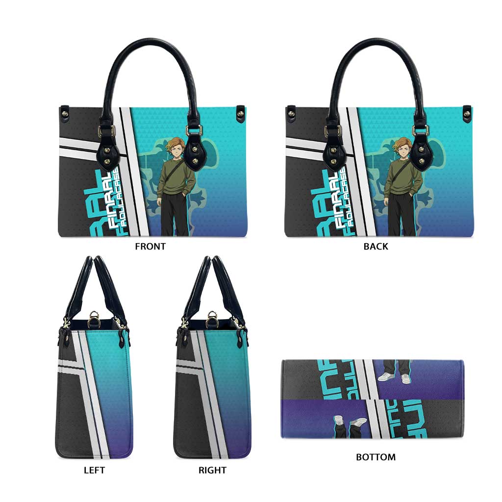 Black Clover Finral Roulacase Leather Bag Anime Illustration Style