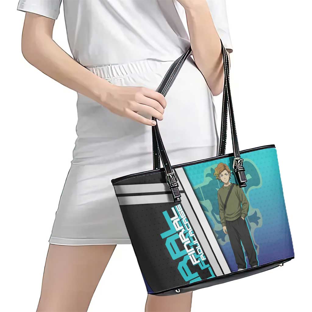 Black Clover Finral Roulacase Leather Tote Bag Anime Illustration Style