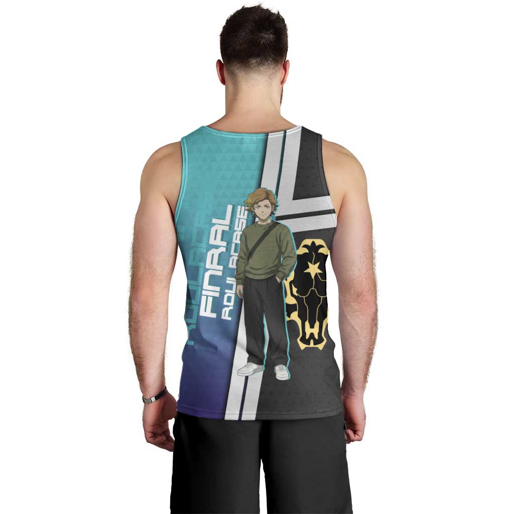 Black Clover Finral Roulacase Men Tank Top Anime Illustration Style