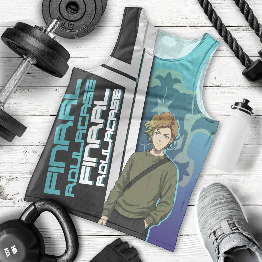 Black Clover Finral Roulacase Men Tank Top Anime Illustration Style