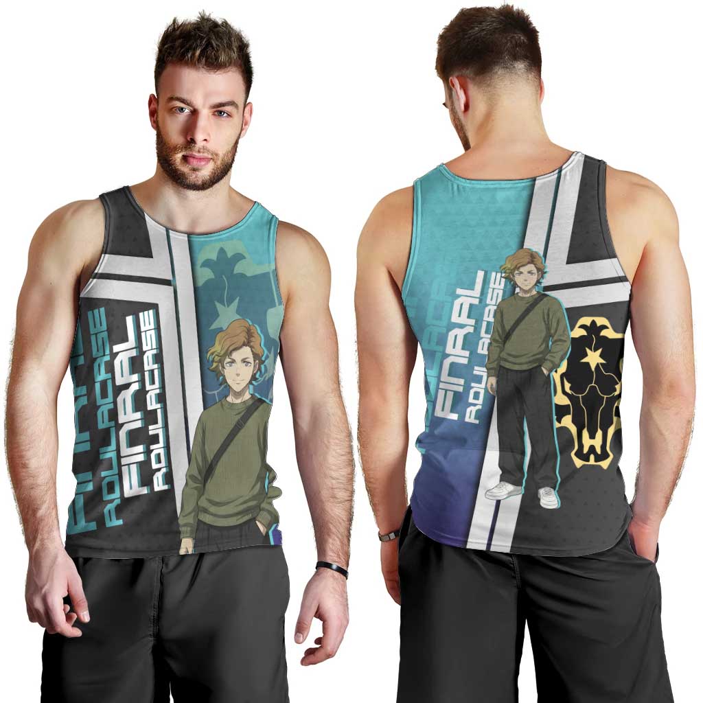 Black Clover Finral Roulacase Men Tank Top Anime Illustration Style