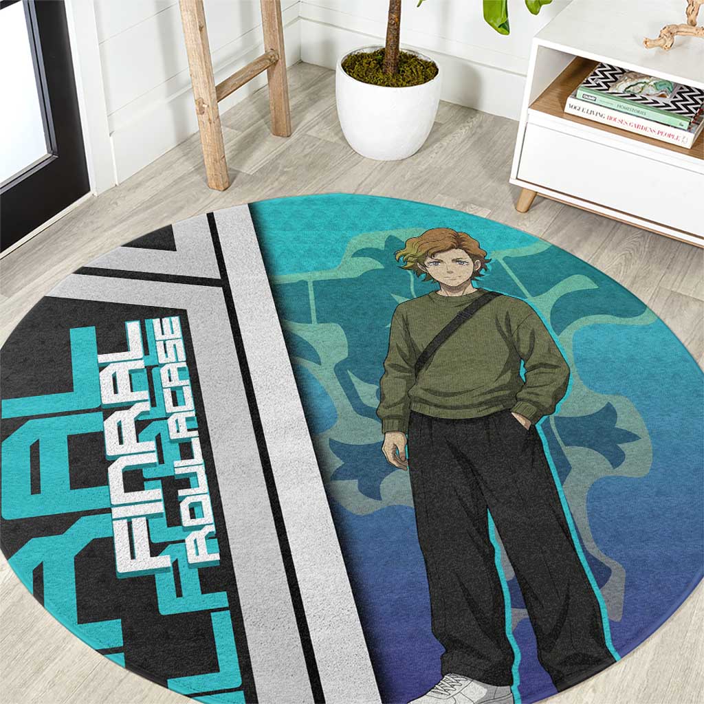 Black Clover Finral Roulacase Round Carpet Anime Illustration Style
