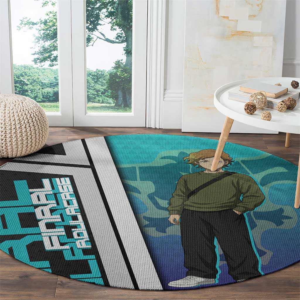 Black Clover Finral Roulacase Round Carpet Anime Illustration Style