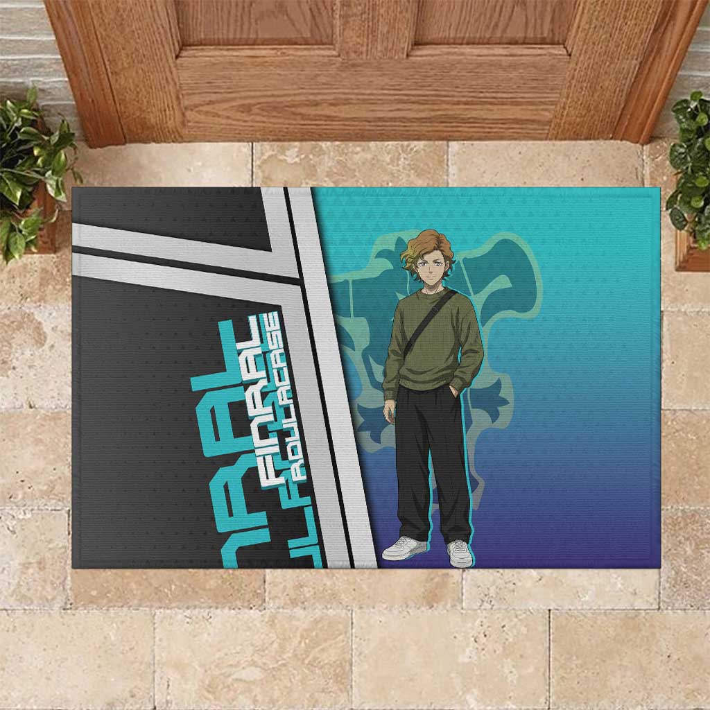 Black Clover Finral Roulacase Rubber Doormat Anime Illustration Style