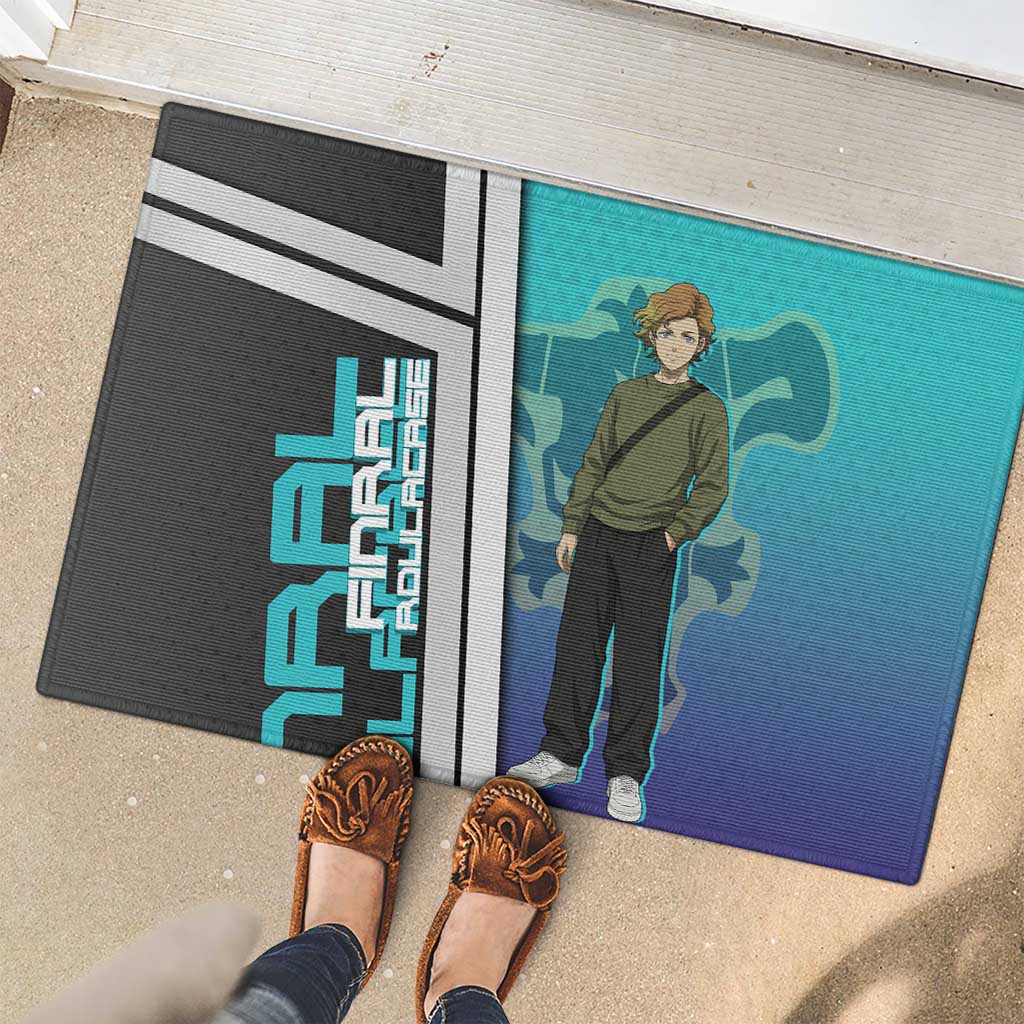 Black Clover Finral Roulacase Rubber Doormat Anime Illustration Style