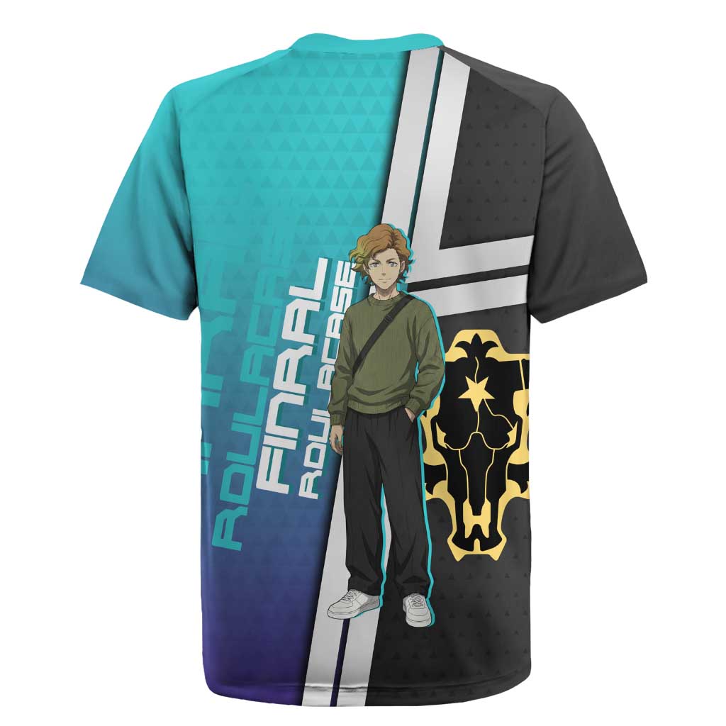 Black Clover Finral Roulacase Rugby Jersey Anime Illustration Style