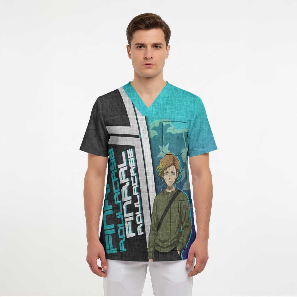 Black Clover Finral Roulacase Scrub Top Anime Illustration Style