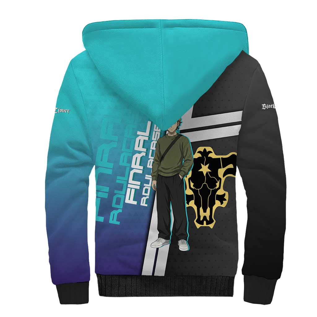 Black Clover Finral Roulacase Sherpa Hoodie Anime Illustration Style