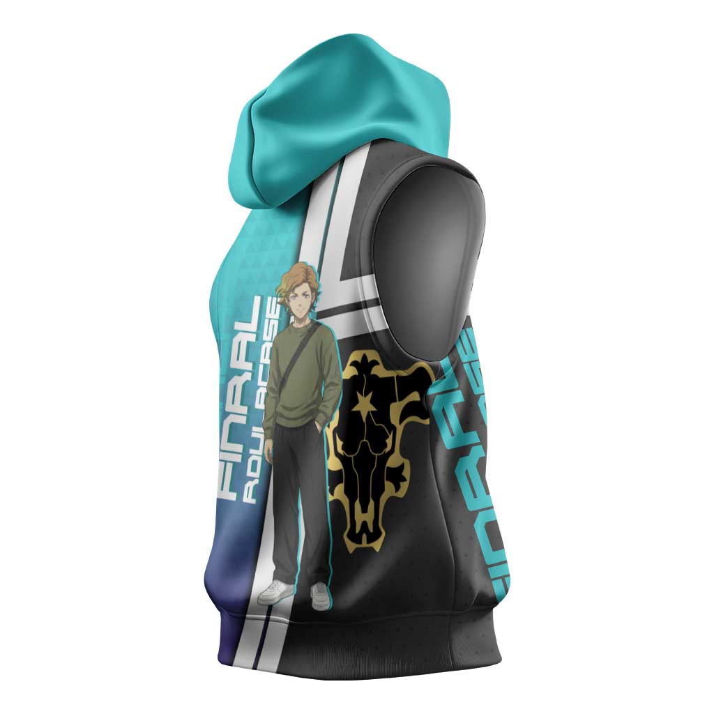 Black Clover Finral Roulacase Sleeveless Hoodie Anime Illustration Style