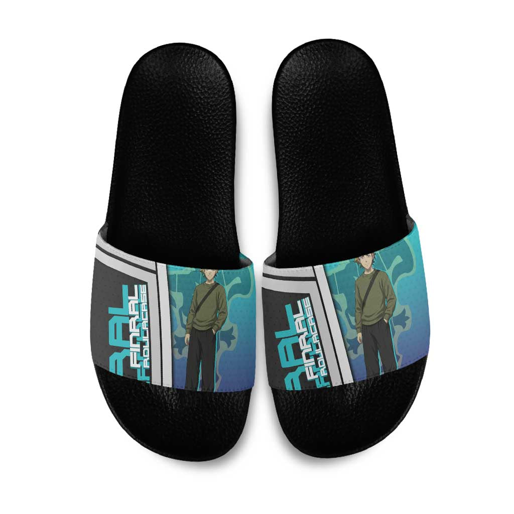 Black Clover Finral Roulacase Slide Sandals Anime Illustration Style