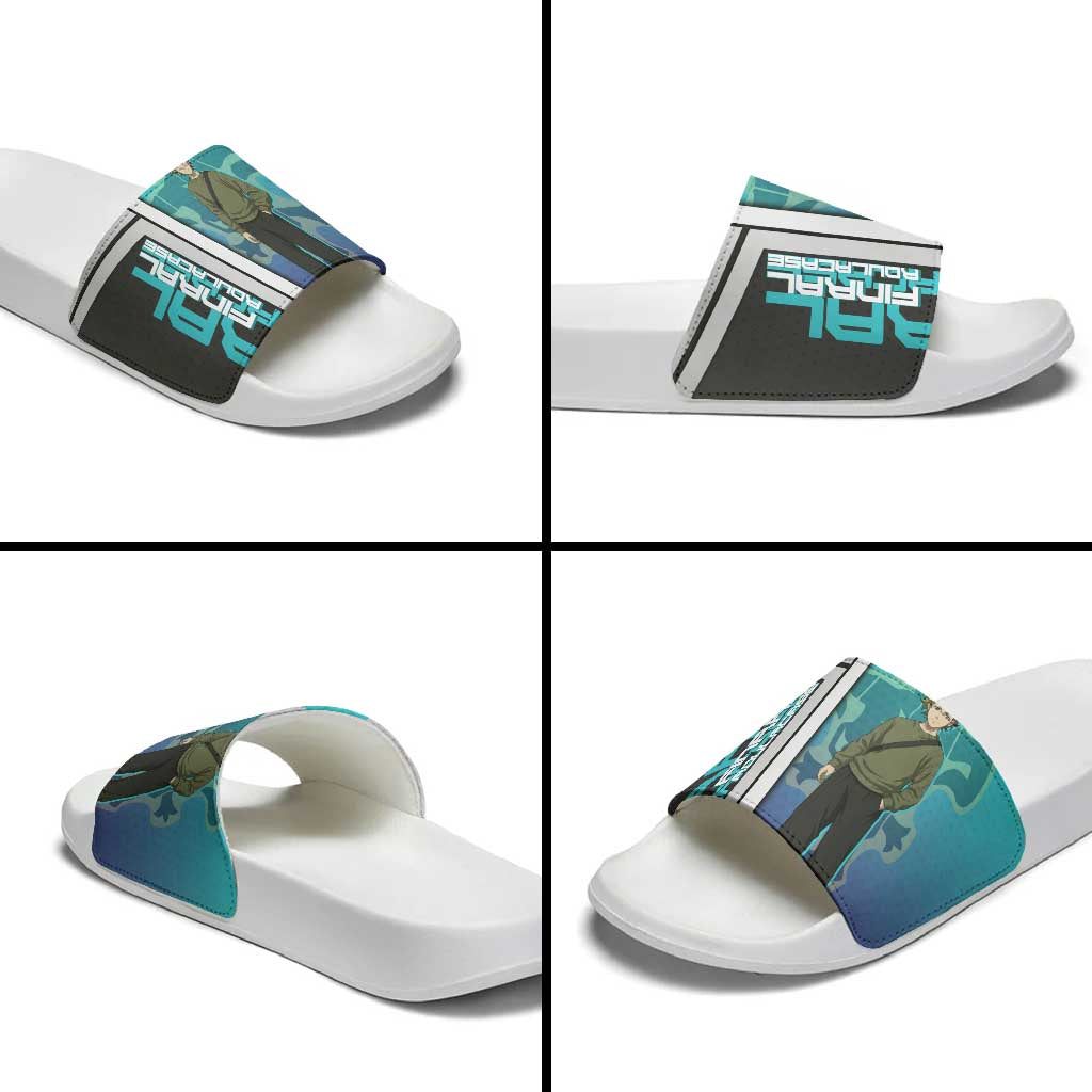Black Clover Finral Roulacase Slide Sandals Anime Illustration Style