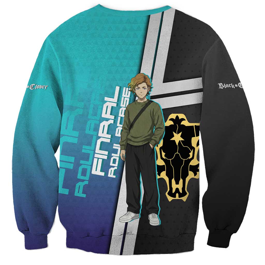 Black Clover Finral Roulacase Sweatshirt Anime Illustration Style