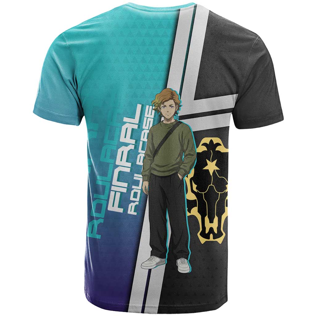 Black Clover Finral Roulacase T Shirt Anime Illustration Style