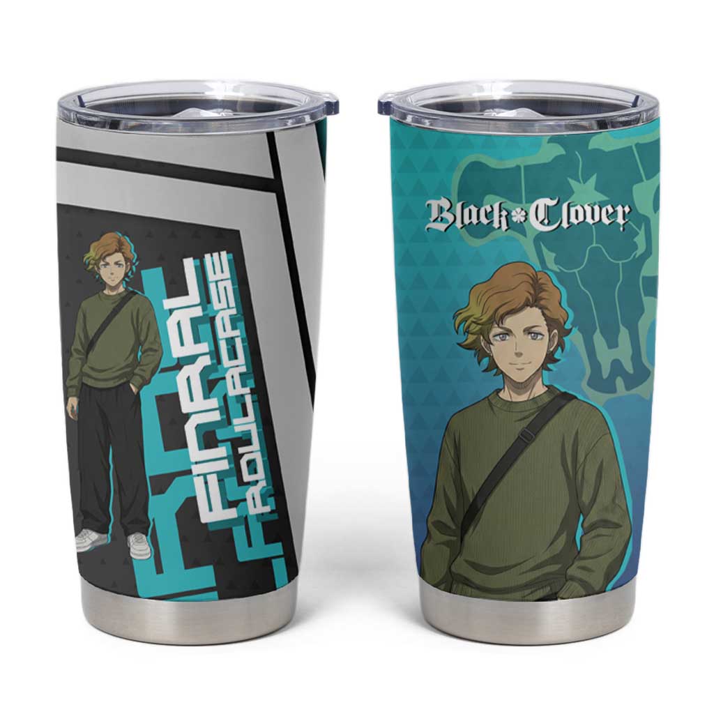 Black Clover Finral Roulacase Tumbler Cup Anime Illustration Style