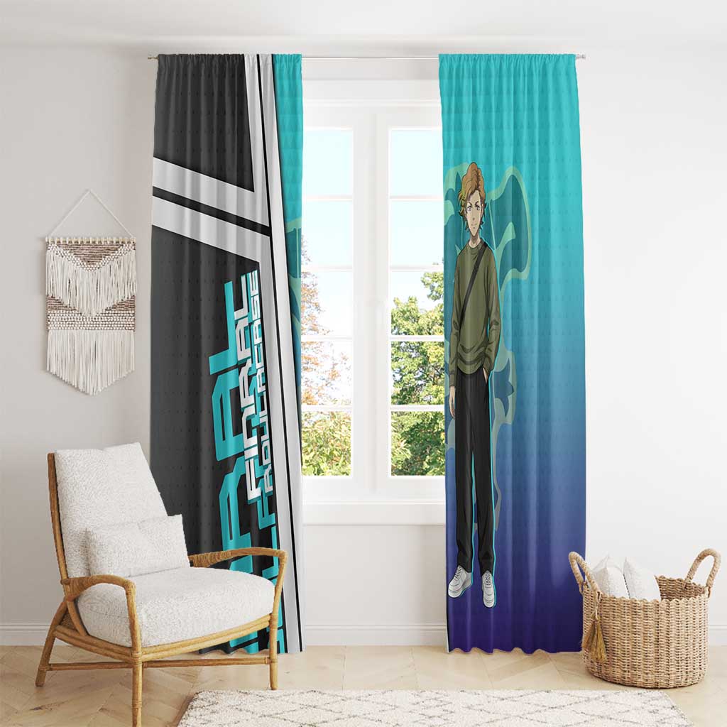 Black Clover Finral Roulacase Window Curtain Anime Illustration Style