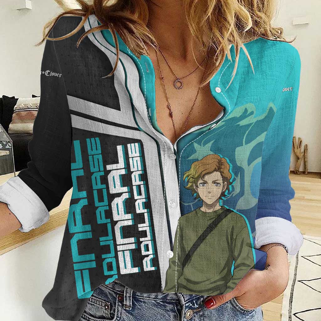 Black Clover Finral Roulacase Women Casual Shirt Anime Illustration Style