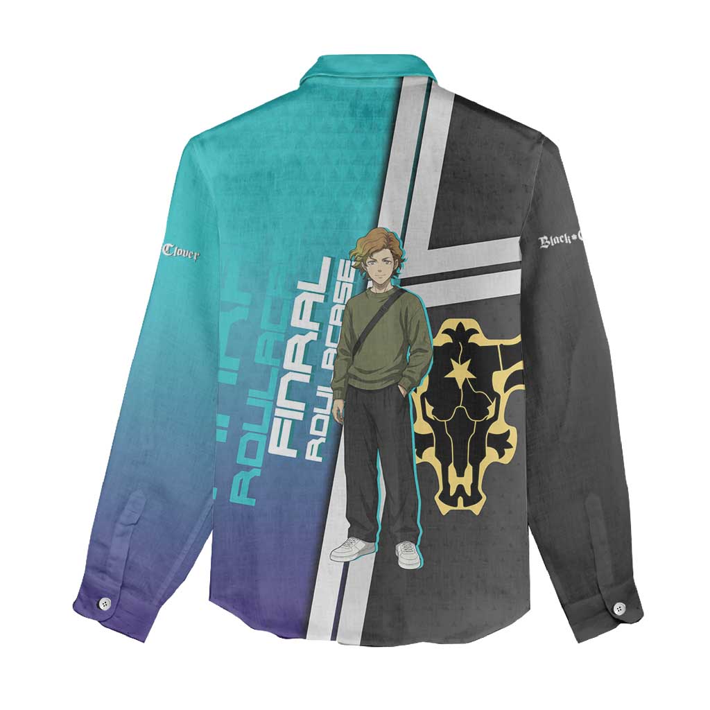 Black Clover Finral Roulacase Women Casual Shirt Anime Illustration Style