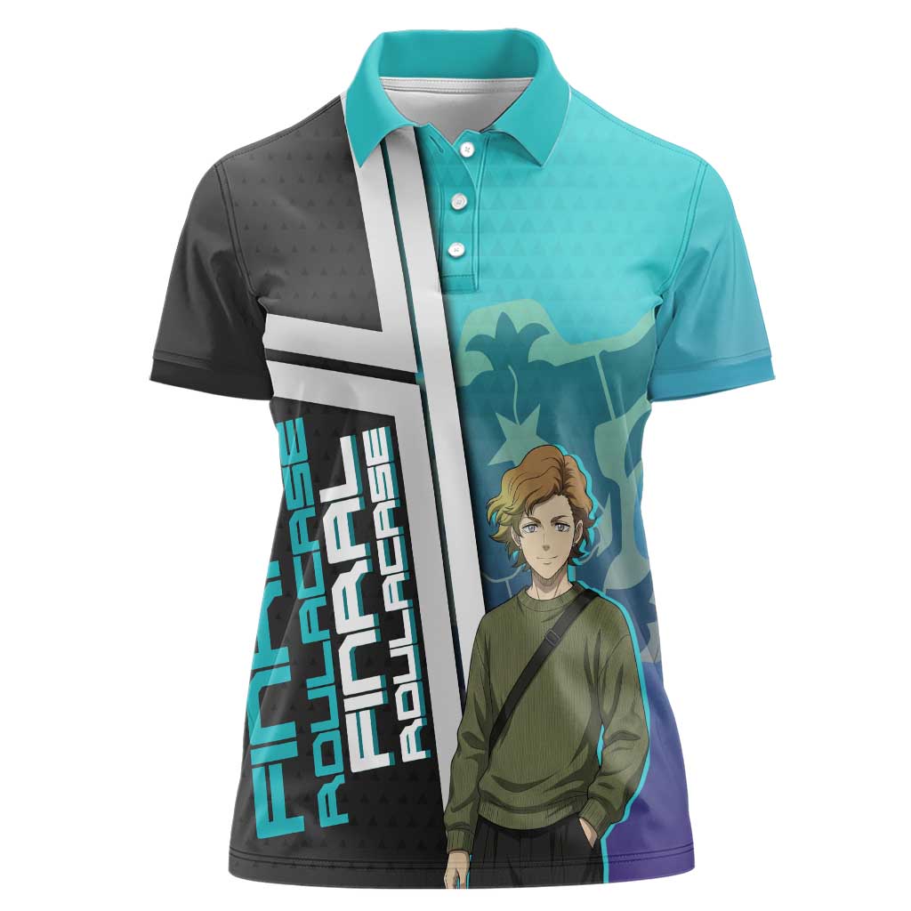 Black Clover Finral Roulacase Women Polo Shirt Anime Illustration Style
