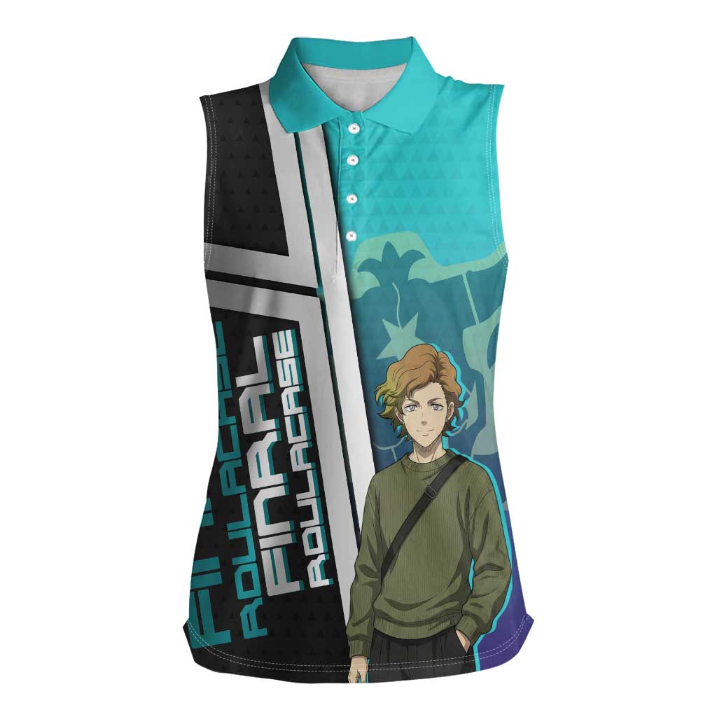 Black Clover Finral Roulacase Women Sleeveless Polo Shirt Anime Illustration Style