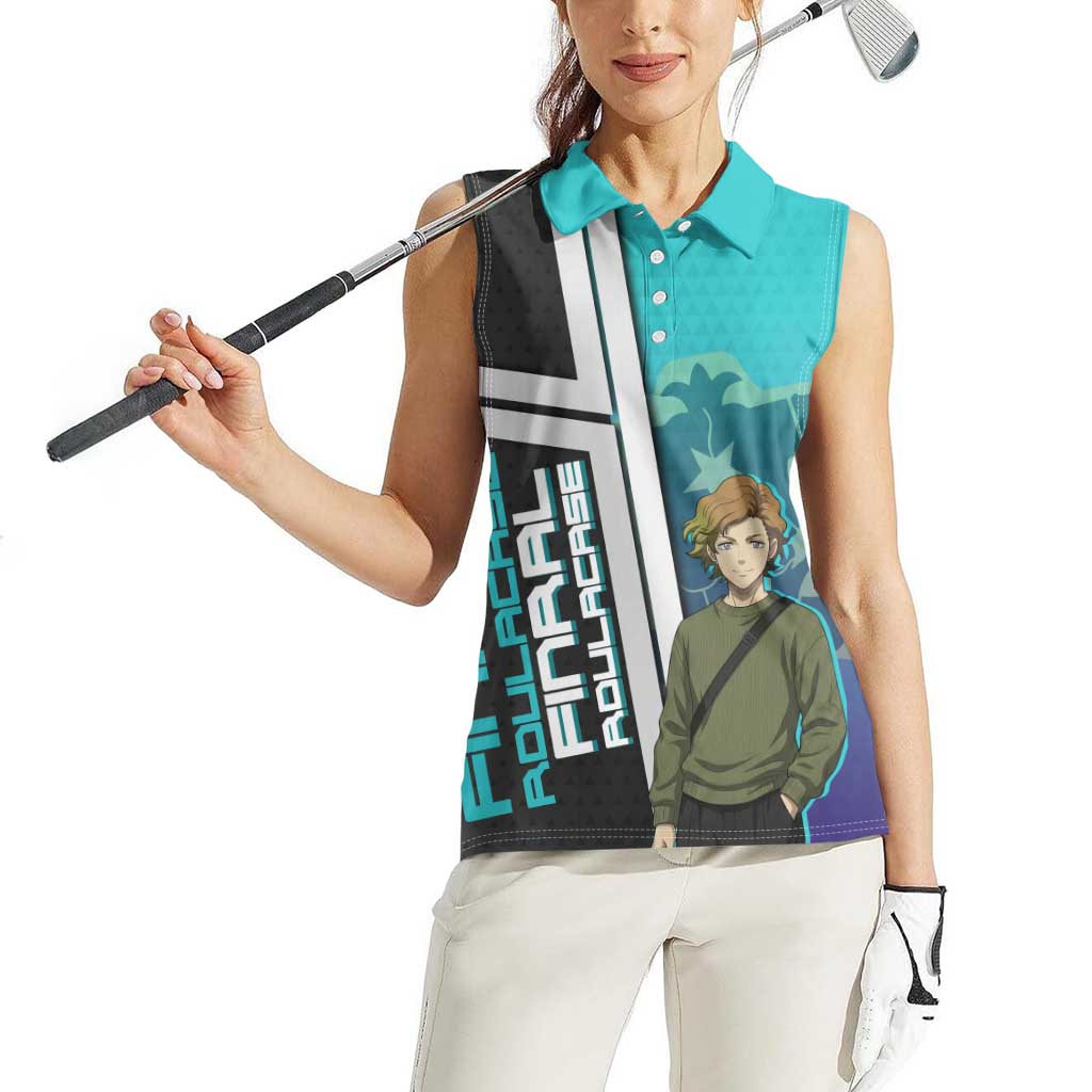 Black Clover Finral Roulacase Women Sleeveless Polo Shirt Anime Illustration Style