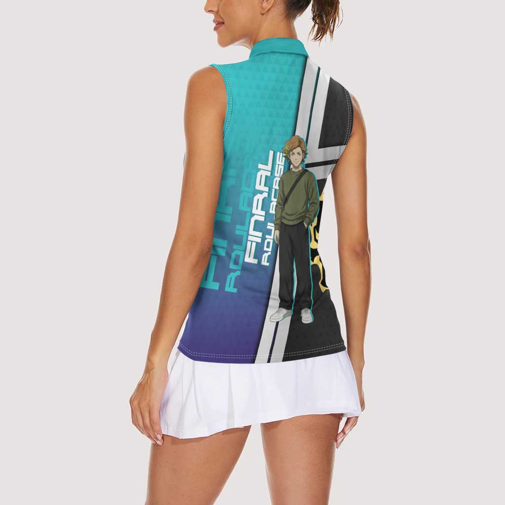Black Clover Finral Roulacase Women Sleeveless Polo Shirt Anime Illustration Style