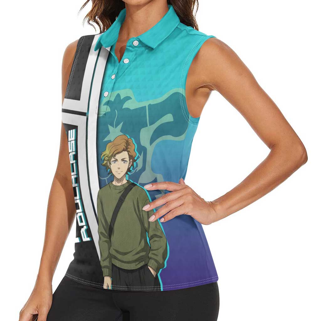 Black Clover Finral Roulacase Women Sleeveless Polo Shirt Anime Illustration Style