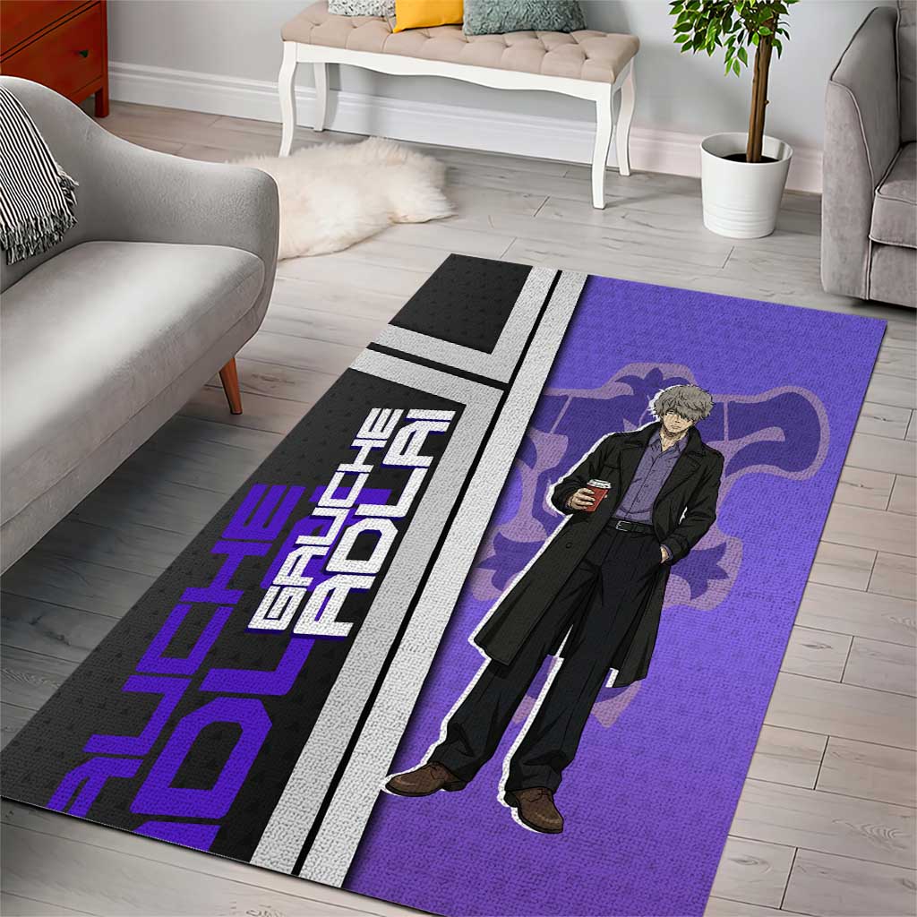 Black Clover Gauche Adlai Area Rug Anime Illustration Style