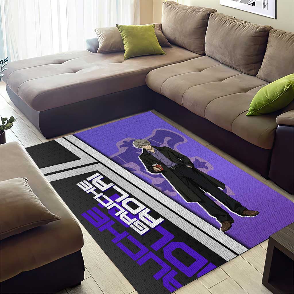 Black Clover Gauche Adlai Area Rug Anime Illustration Style