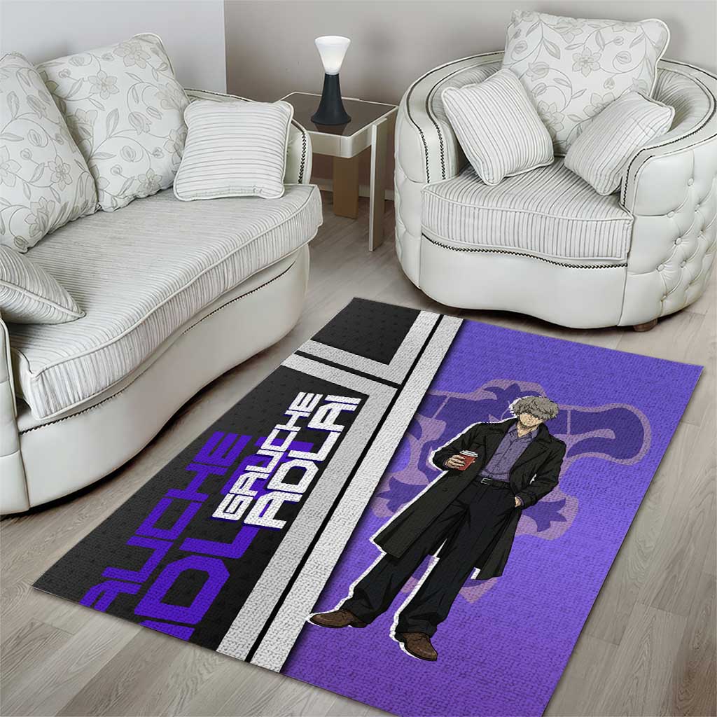 Black Clover Gauche Adlai Area Rug Anime Illustration Style