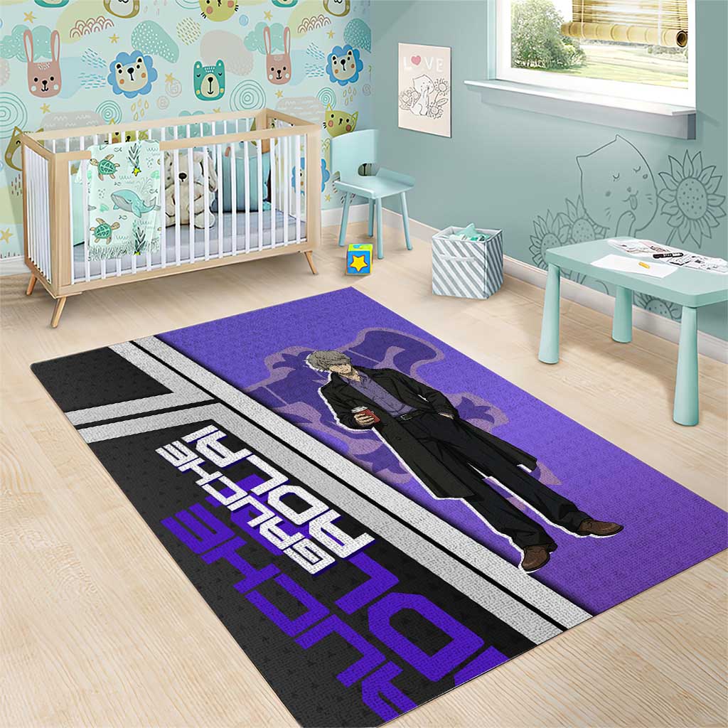 Black Clover Gauche Adlai Area Rug Anime Illustration Style