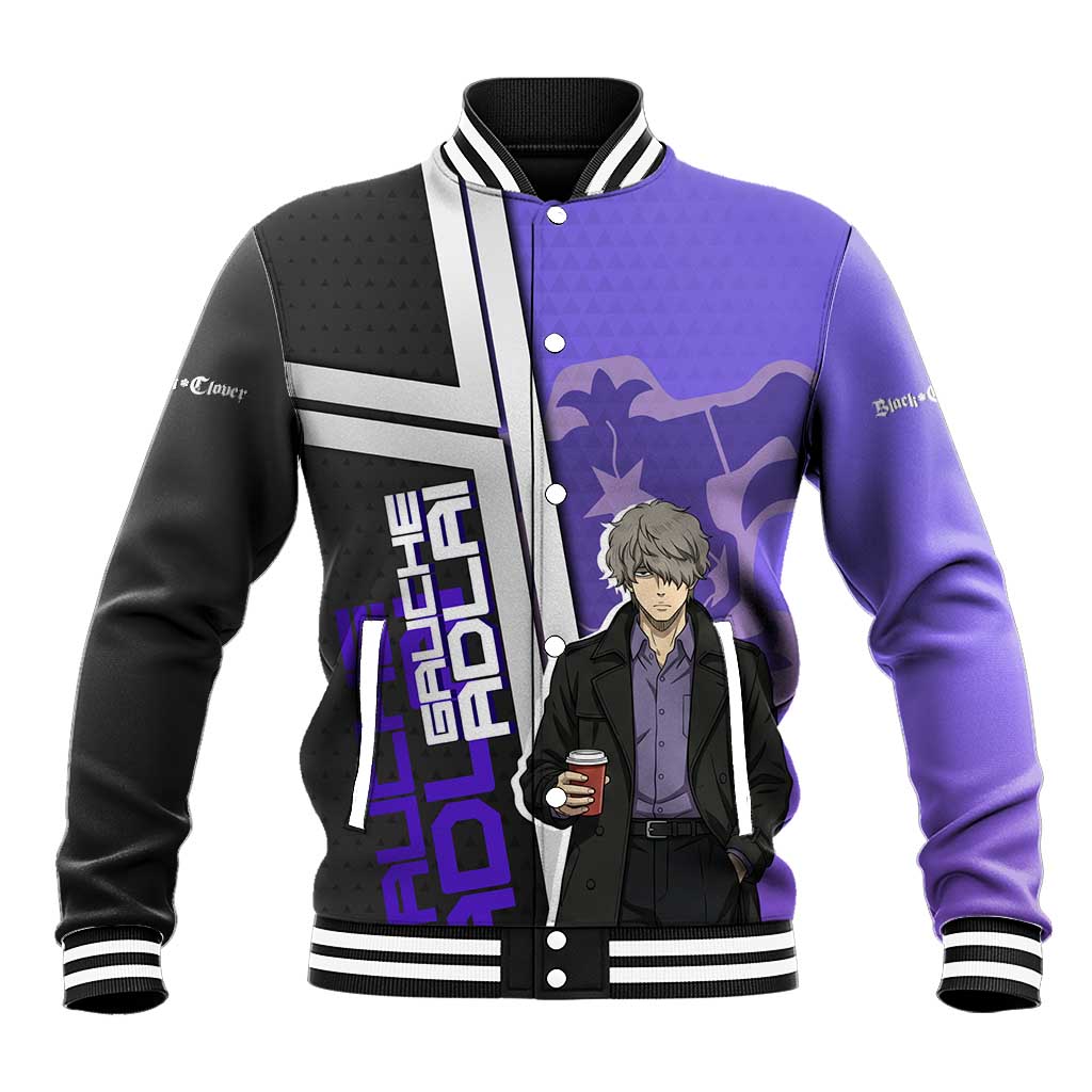 Black Clover Gauche Adlai Baseball Jacket Anime Illustration Style