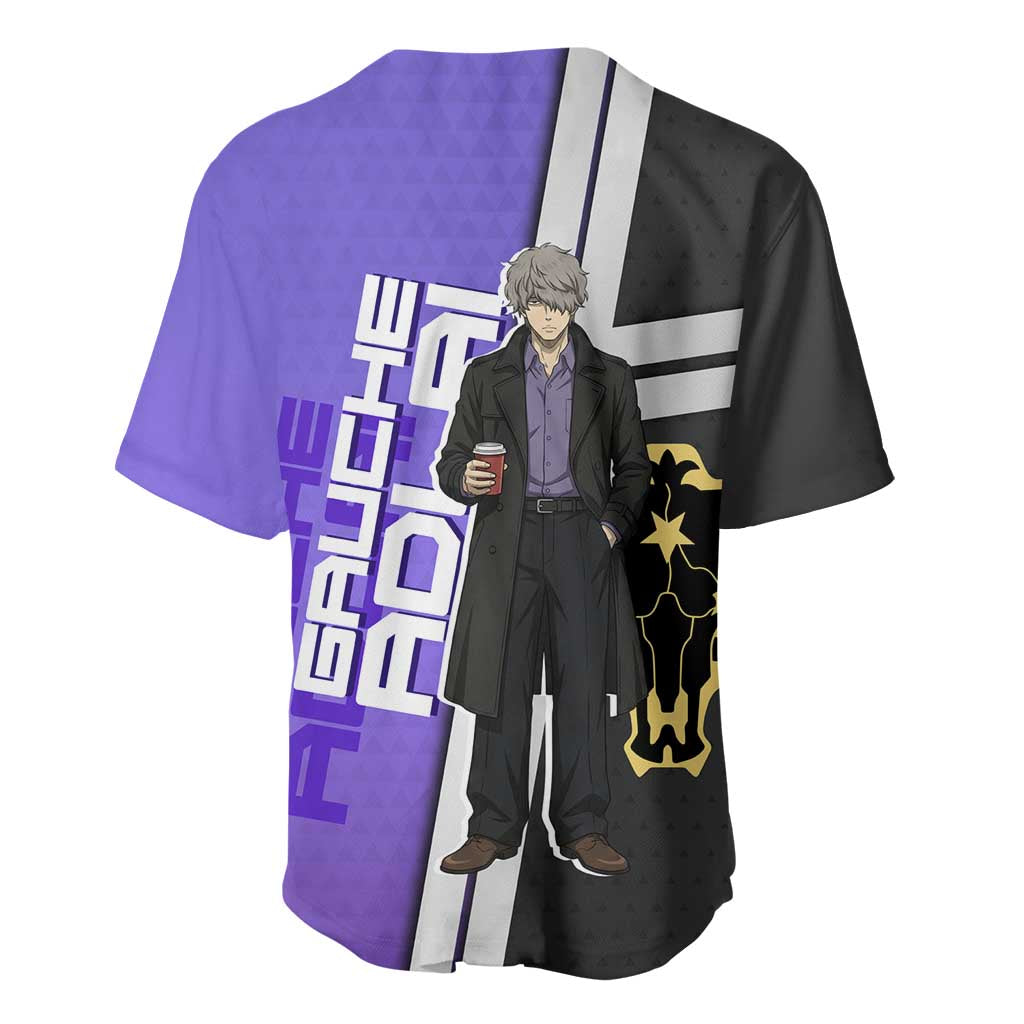 Black Clover Gauche Adlai Baseball Jersey Anime Illustration Style