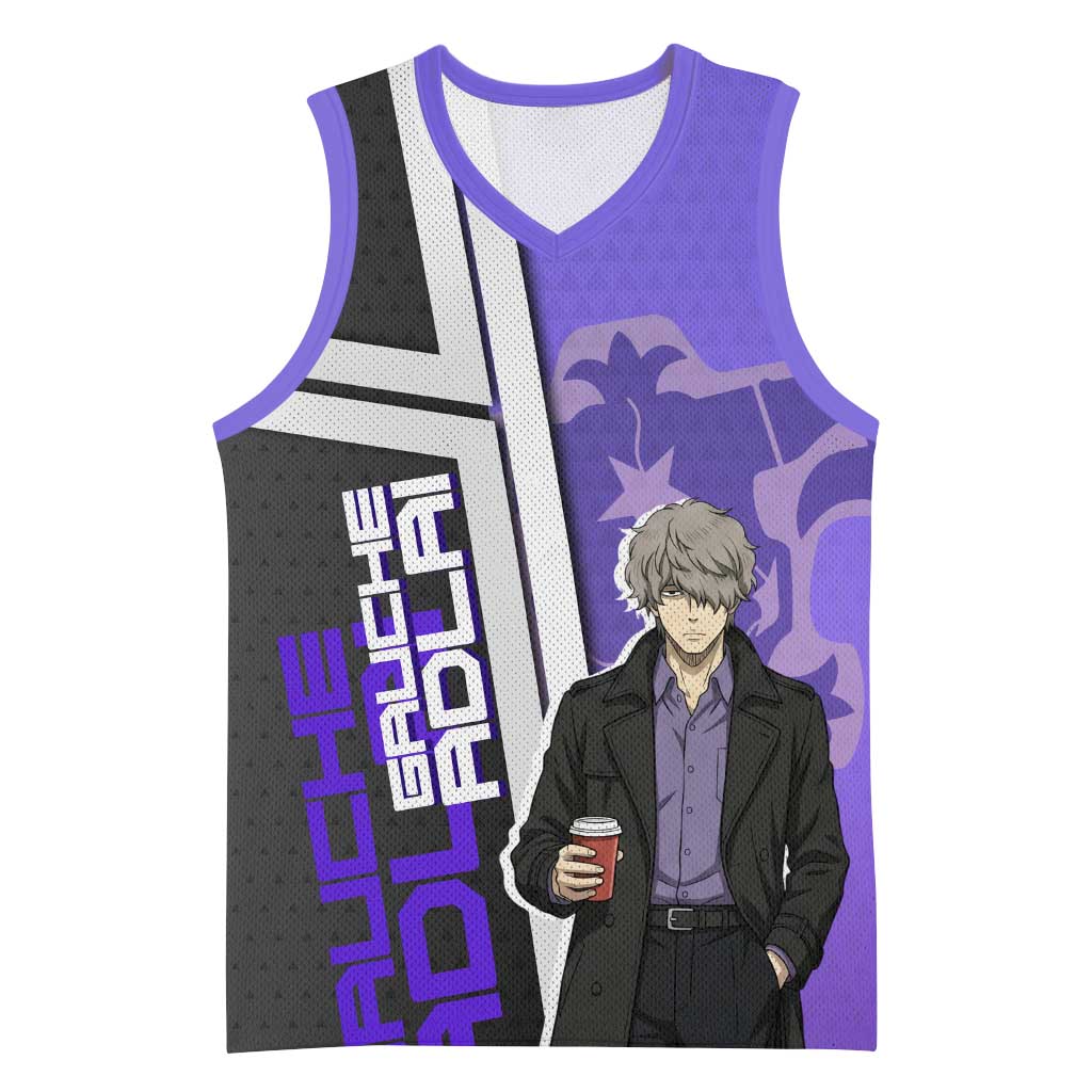 Black Clover Gauche Adlai Basketball Jersey Anime Illustration Style