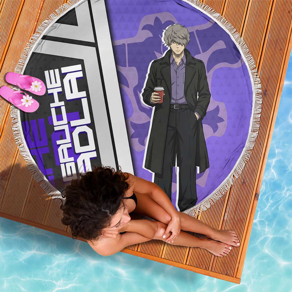 Black Clover Gauche Adlai Beach Blanket Anime Illustration Style