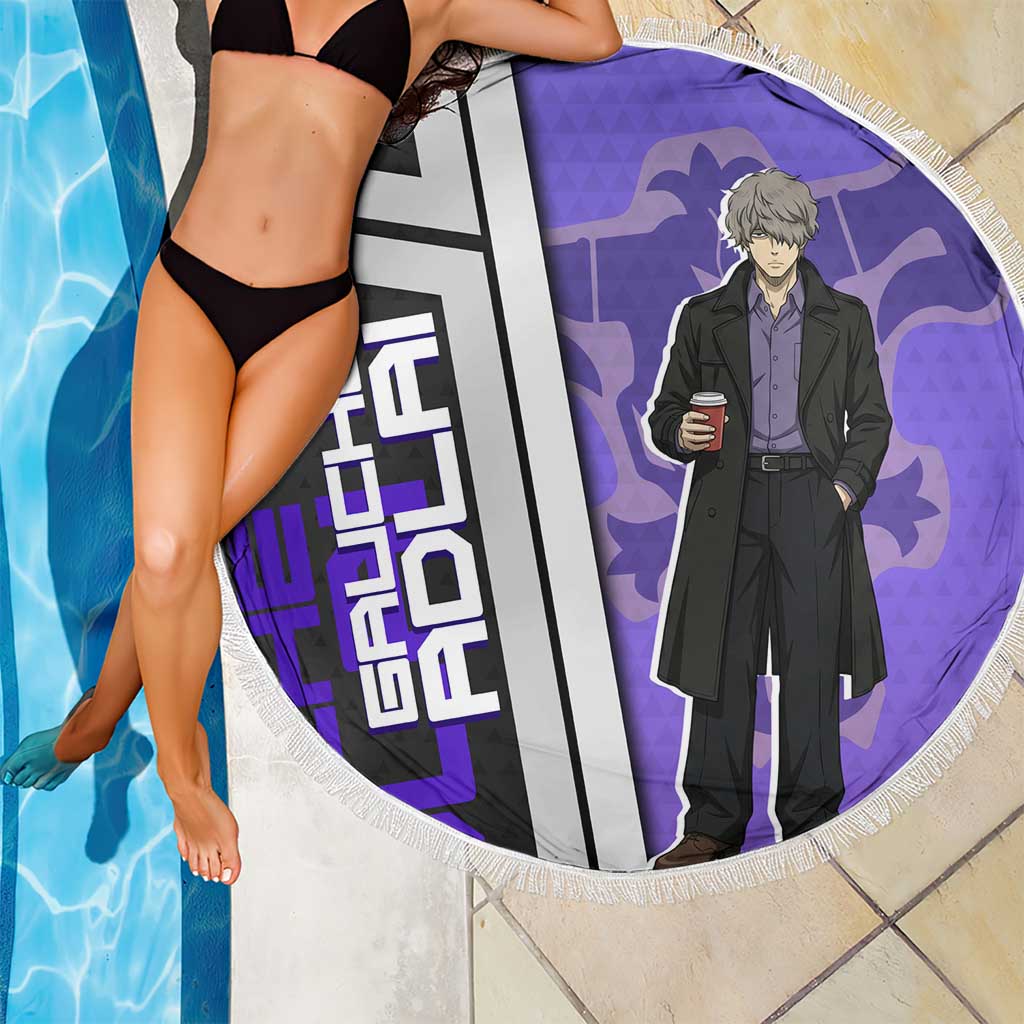 Black Clover Gauche Adlai Beach Blanket Anime Illustration Style