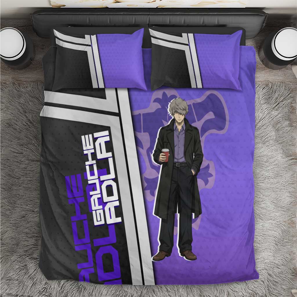 Black Clover Gauche Adlai Bedding Set Anime Illustration Style