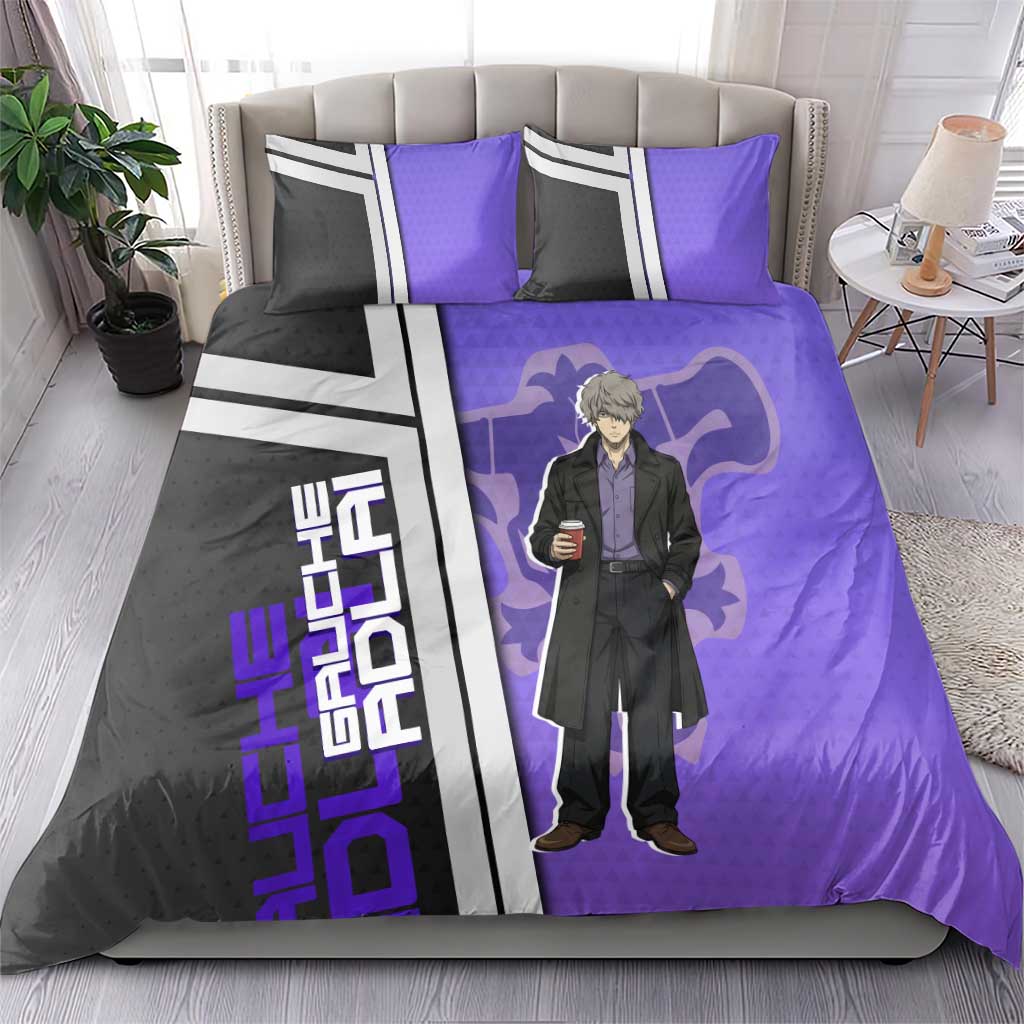 Black Clover Gauche Adlai Bedding Set Anime Illustration Style