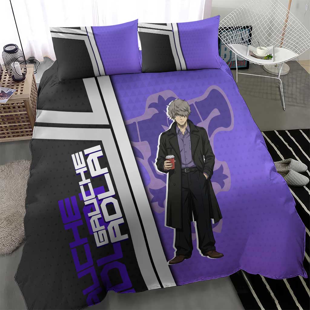 Black Clover Gauche Adlai Bedding Set Anime Illustration Style