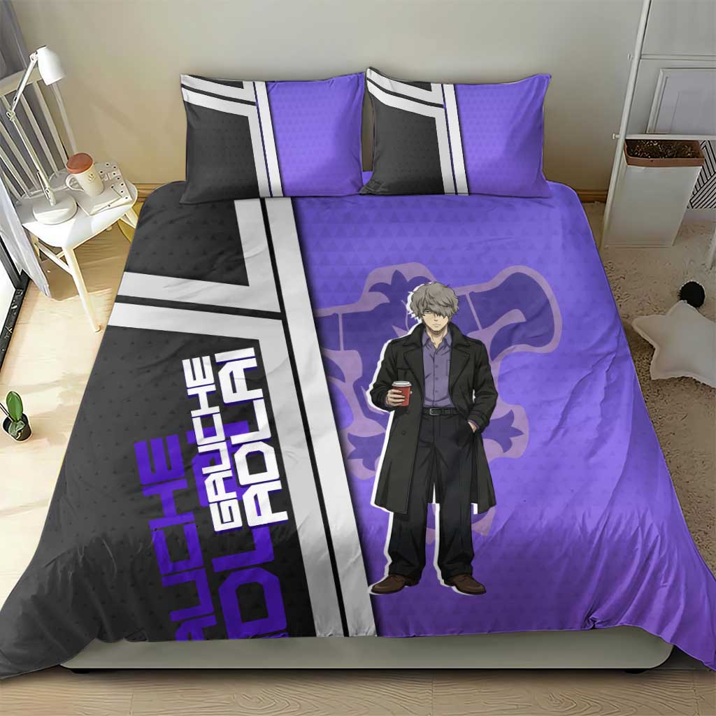 Black Clover Gauche Adlai Bedding Set Anime Illustration Style