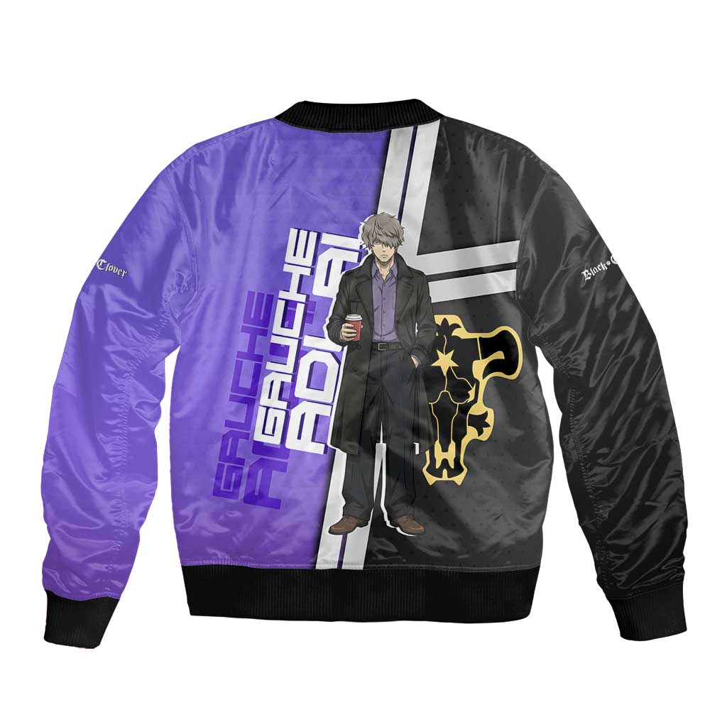 Black Clover Gauche Adlai Bomber Jacket Anime Illustration Style