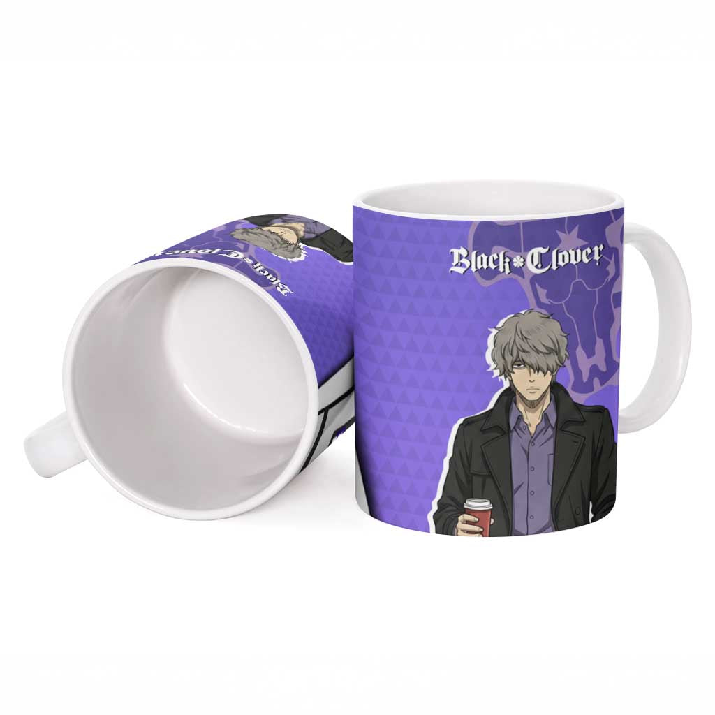 Black Clover Gauche Adlai Ceramic Mug Anime Illustration Style