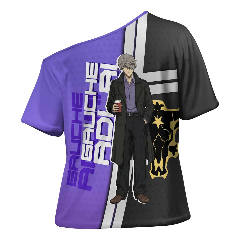 Black Clover Gauche Adlai Cross Shoulder Shirt Anime Illustration Style