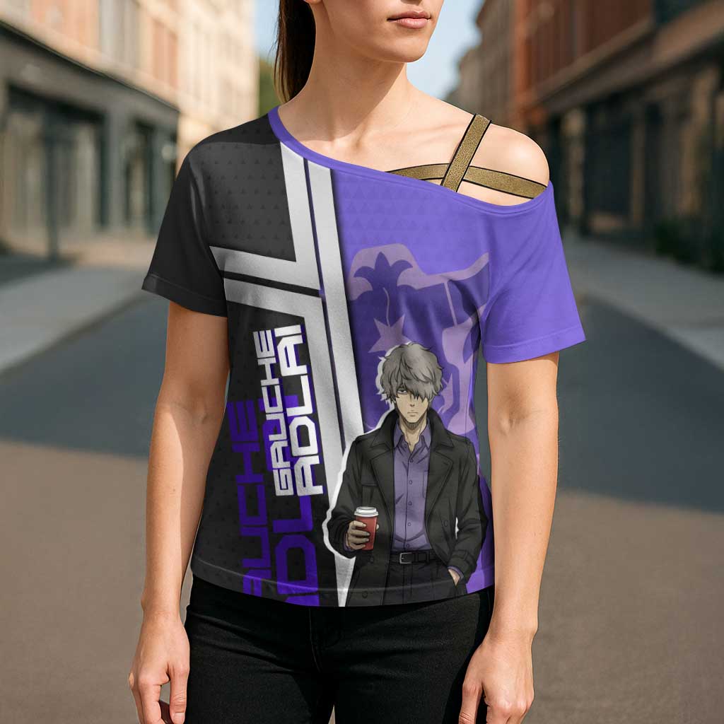 Black Clover Gauche Adlai Cross Shoulder Shirt Anime Illustration Style