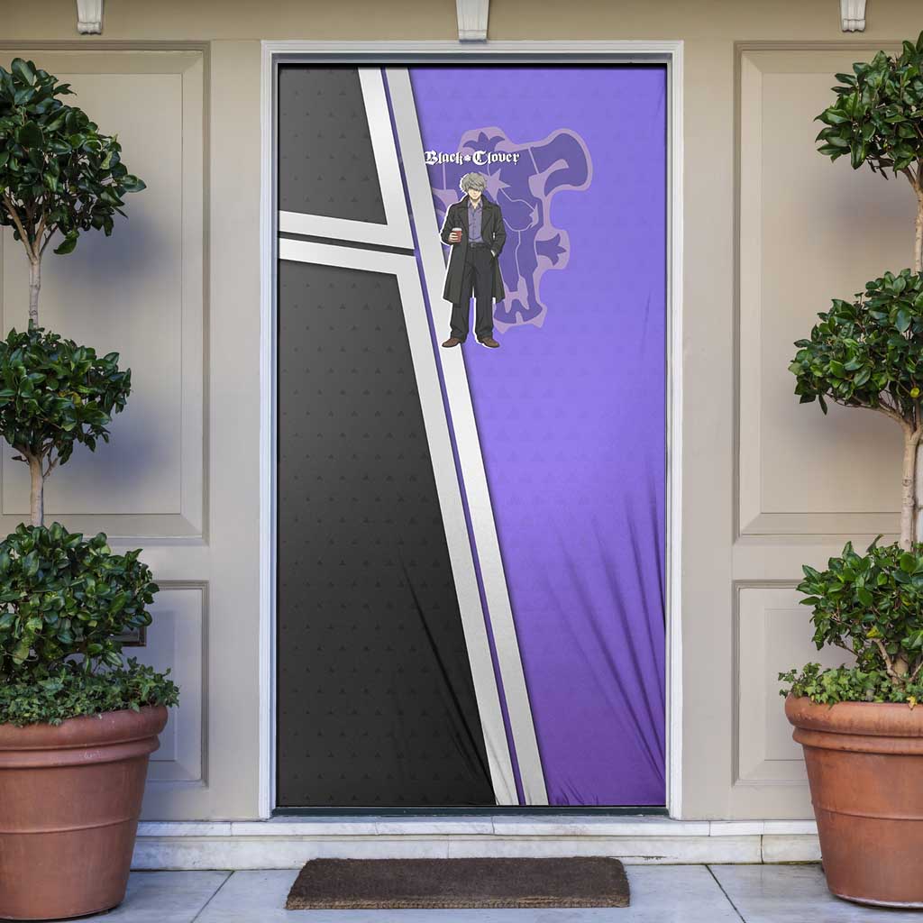 Black Clover Gauche Adlai Door Cover Anime Illustration Style