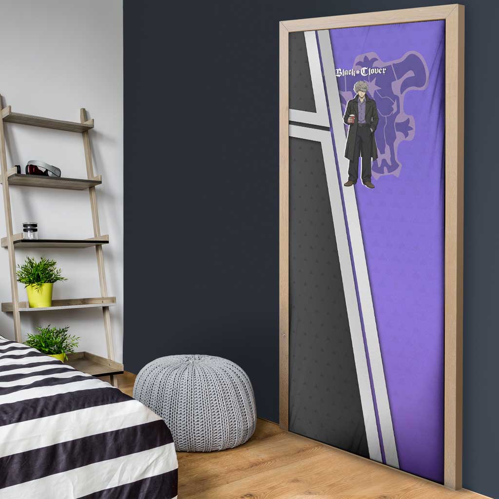 Black Clover Gauche Adlai Door Cover Anime Illustration Style