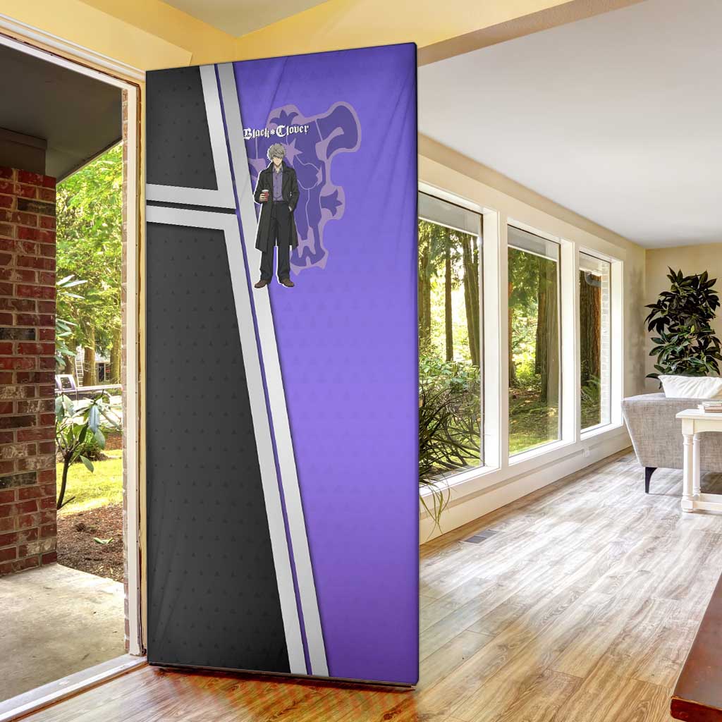 Black Clover Gauche Adlai Door Cover Anime Illustration Style