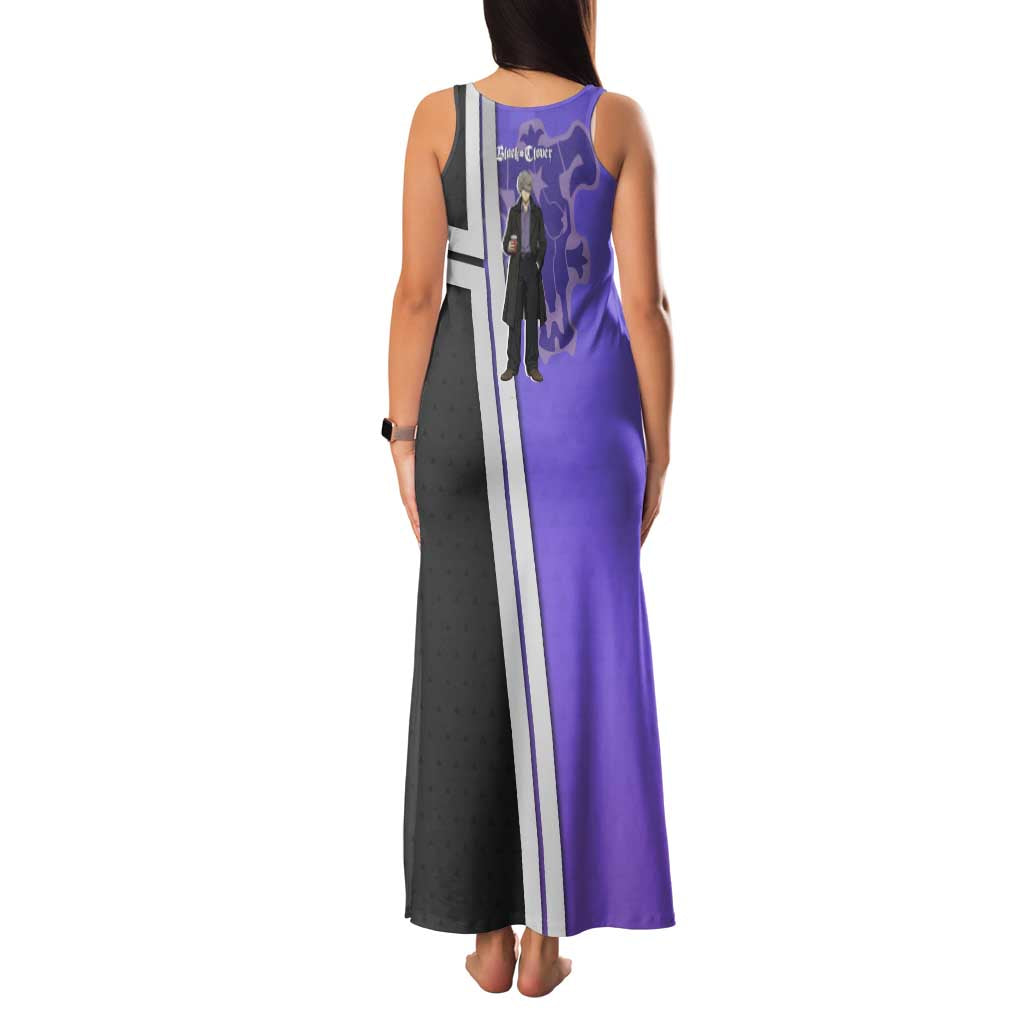 Black Clover Gauche Adlai Family Matching Tank Maxi Dress and Hawaiian Shirt Anime Illustration Style