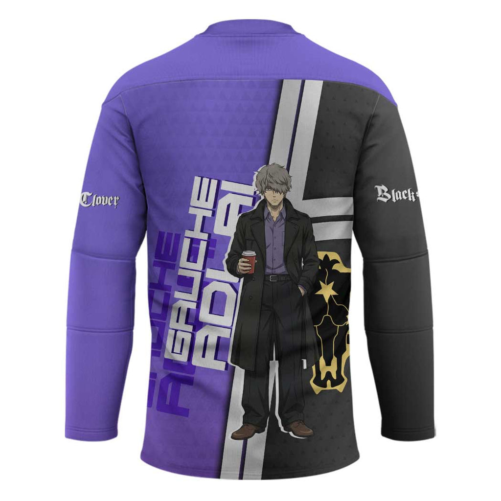 Black Clover Gauche Adlai Hockey Jersey Anime Illustration Style